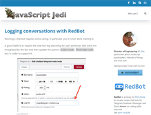 Tablet Screenshot of javascript-jedi.com